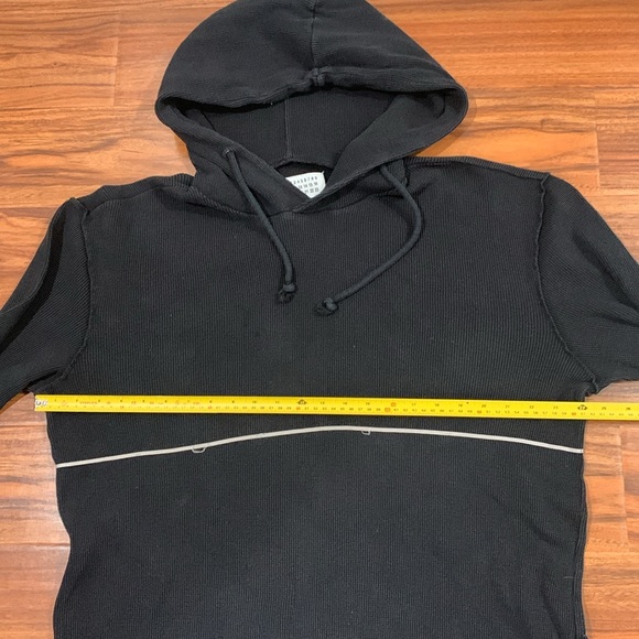 Maison Margiela Paris Black Waffle Knit Atelier Hoodie - MENS SIZE 50 - Picture 8 of 16